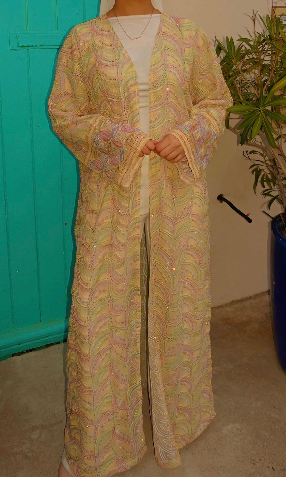 Kimono Fairouz Jaune